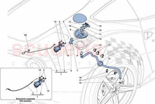 Part Diagram for Ferrari 84506200