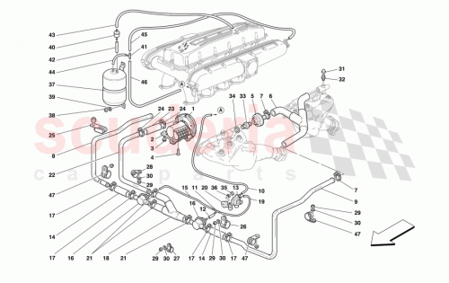 Part Diagram for Ferrari 154871