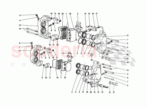 Part Diagram for Ferrari 144850