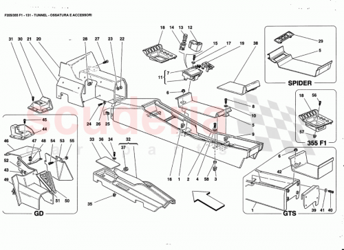 Part Diagram for Ferrari 65366800