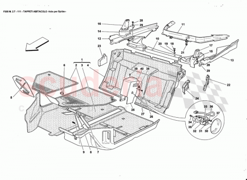 Part Diagram for Ferrari 644112