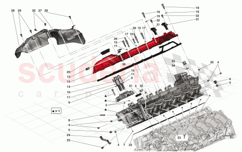 Part Diagram for Ferrari 296081