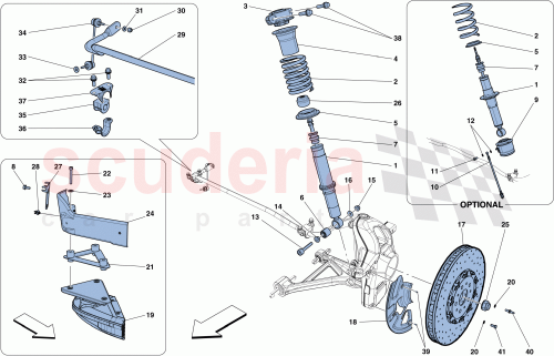 Part Diagram for Ferrari 288828