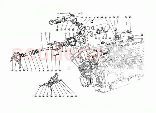 Part Diagram for Ferrari 16044424