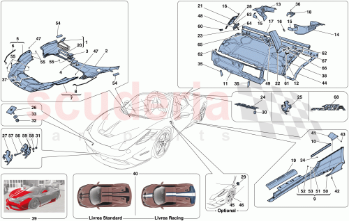 Part Diagram for Ferrari 83907800