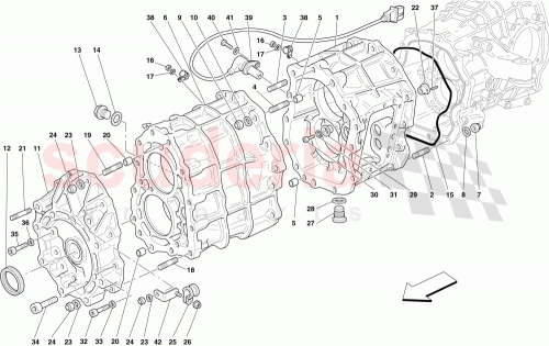 Part Diagram for Ferrari 195201
