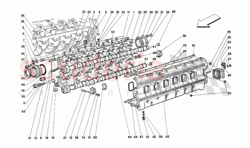 Part Diagram for Ferrari 126811