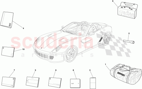 Part Diagram for Ferrari 80214300