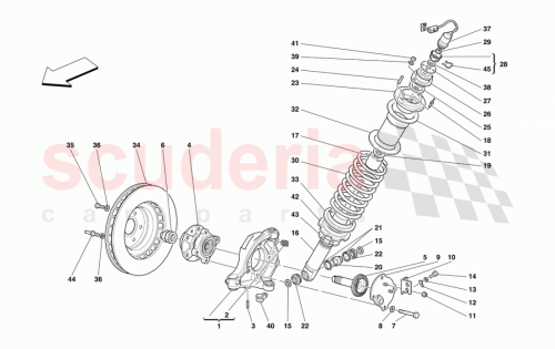 Part Diagram for Ferrari 305155