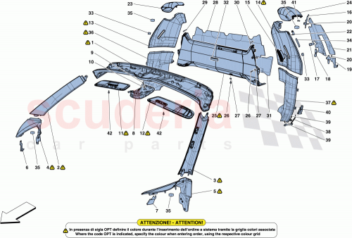 Part Diagram for Ferrari 87786600