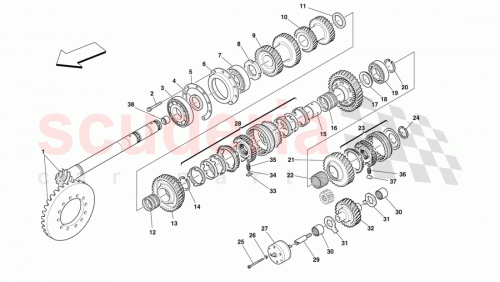 Part Diagram for Ferrari 201870
