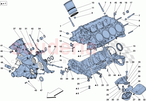 Part Diagram for Ferrari 255866