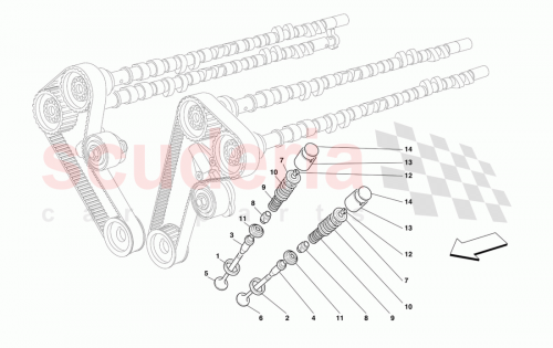 Part Diagram for Ferrari 160049