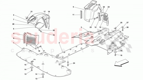 Part Diagram for Ferrari 66205200