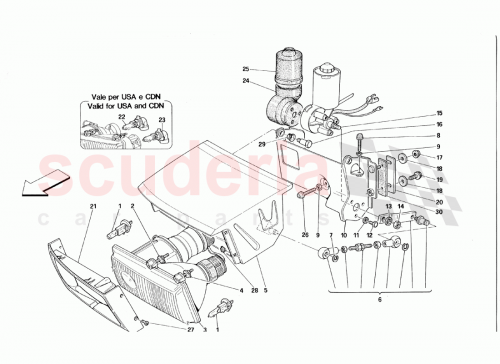 Part Diagram for Ferrari 14151095