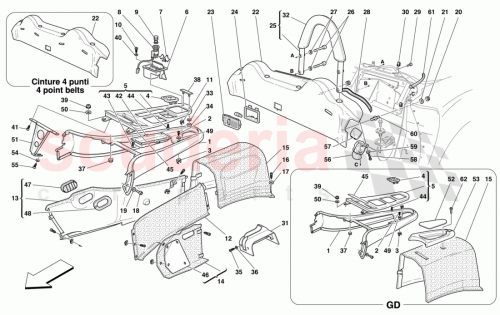 Part Diagram for Ferrari 65992100