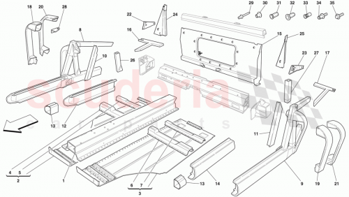 Part Diagram for Ferrari 185110