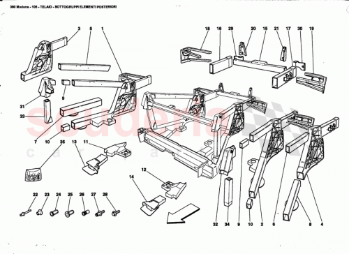 Part Diagram for Ferrari 66292300