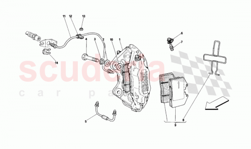 Part Diagram for Ferrari 70000824