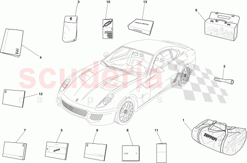 Part Diagram for Ferrari 84292900