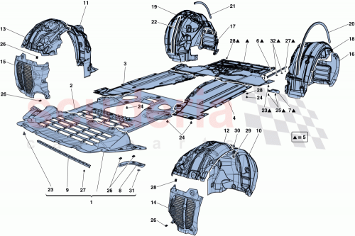 Part Diagram for Ferrari 85151800