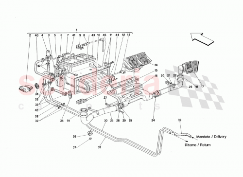 Part Diagram for Ferrari 60679700