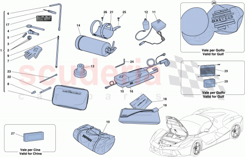 Part Diagram for Ferrari 305967