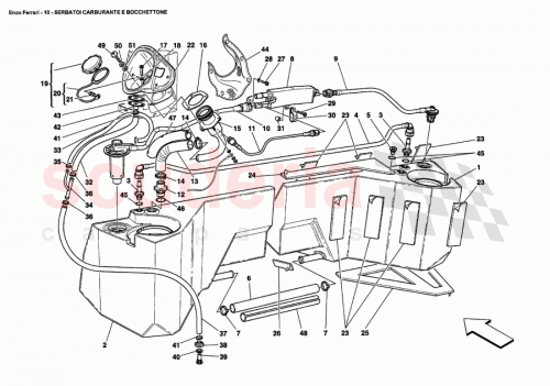 Part Diagram for Ferrari 196657