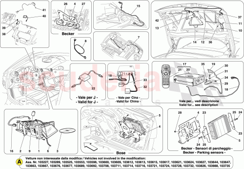Part Diagram for Ferrari 245789