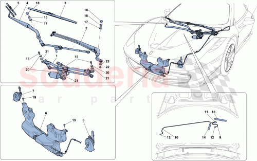 Part Diagram for Ferrari 82964300