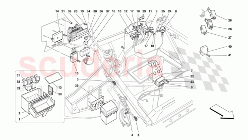 Part Diagram for Ferrari 163021