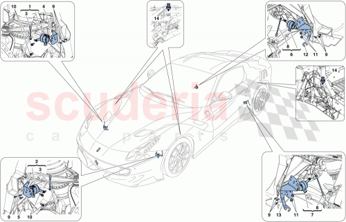 Part Diagram for Ferrari 326365