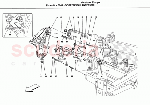 Part Diagram for Ferrari 287186