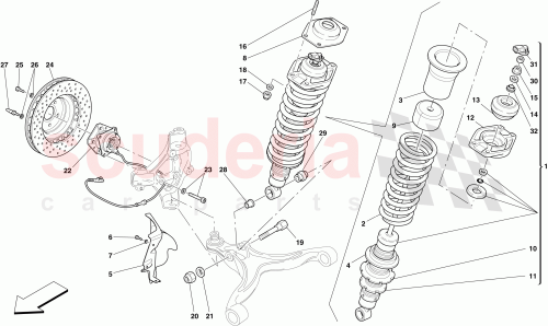 Part Diagram for Ferrari 225853