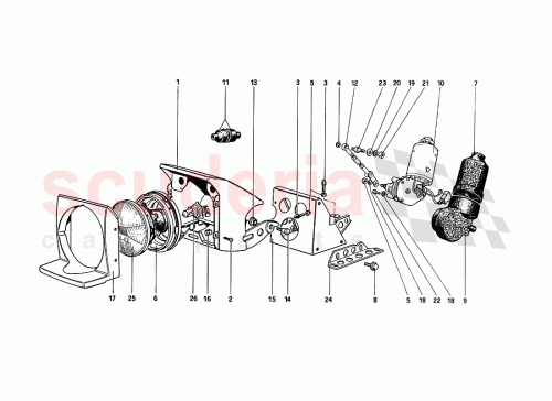 Part Diagram for Ferrari 50087709