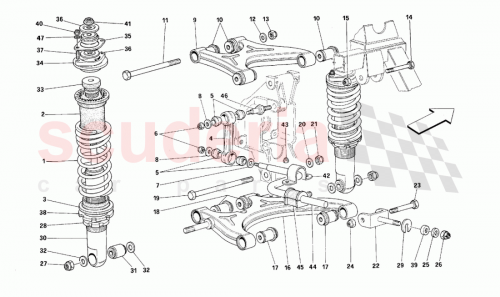 Part Diagram for Ferrari 134814