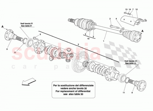 Part Diagram for Ferrari 181619