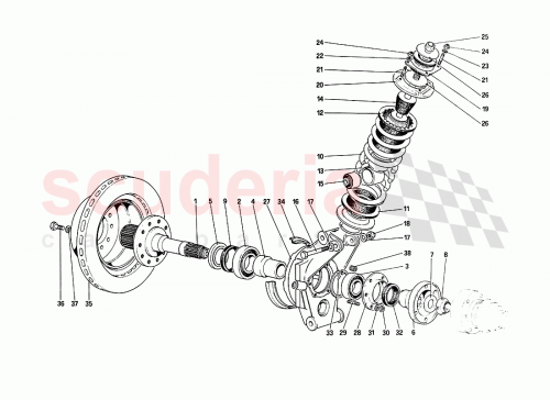 Part Diagram for Ferrari 125976