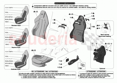 Part Diagram for Ferrari 055074282