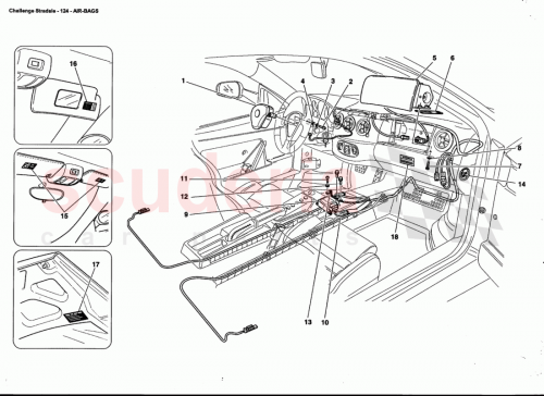 Part Diagram for Ferrari 676400