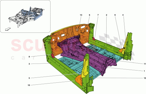 Part Diagram for Ferrari 295668