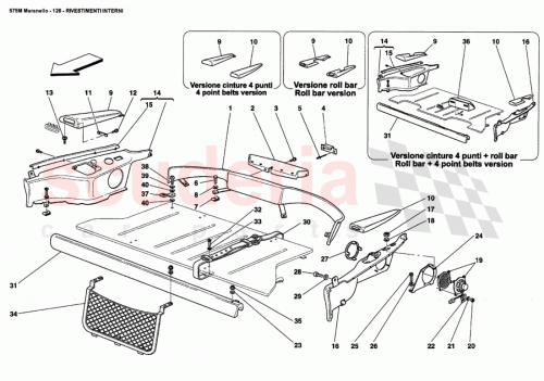 Part Diagram for Ferrari 15901375