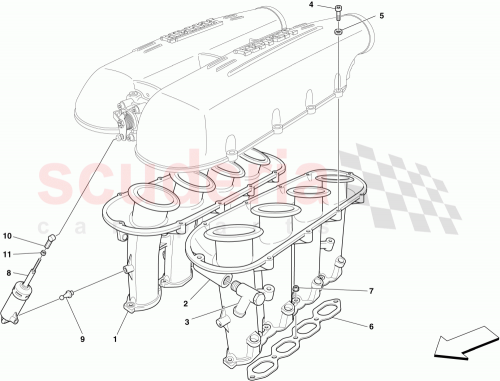 Part Diagram for Ferrari 197756