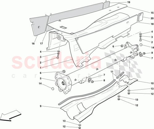 Part Diagram for Ferrari 205804
