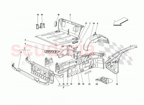 Part Diagram for Ferrari 62121200
