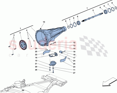 Part Diagram for Ferrari 11599534