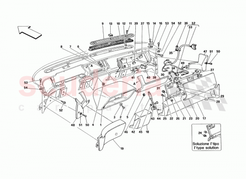 Part Diagram for Ferrari 622229