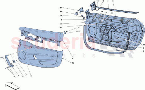 Part Diagram for Ferrari 86541600