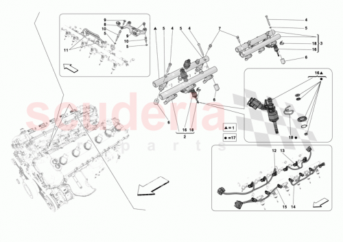 Part Diagram for Ferrari 55013616