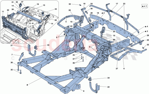 Part Diagram for Ferrari 86918300